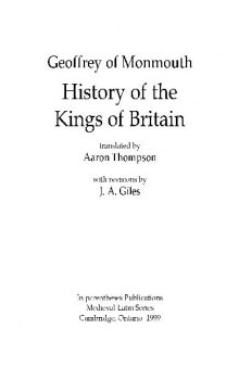 English Learning History of The Kings of Britain