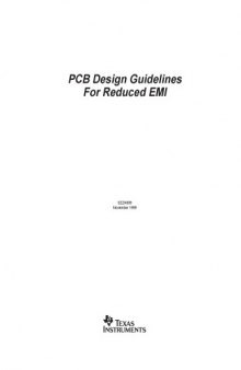 PCB Design Guidelines for Reduced EMI