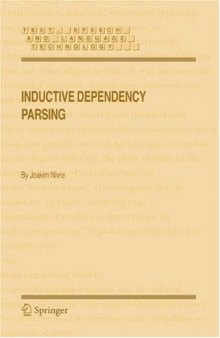 Inductive Dependency Parsing (Text, Speech and Language Technology)
