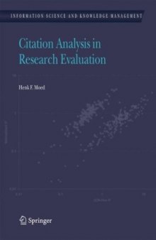 Citation Analysis in Research Evaluation (Information Science and Knowledge Management)