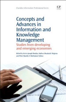 Concepts and Advances in Information Knowledge Management. Studies from Developing and Emerging Economies