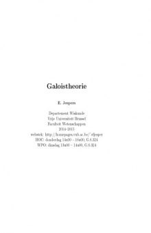 Galoistheorie