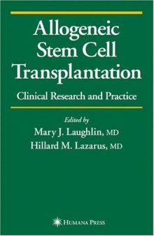 Allogeneic Stem Cell Transplantation (1st Edition)
