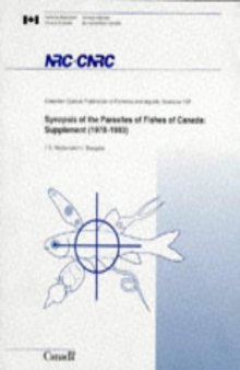 Synopsis of the parasites of fishes of Canada: Supplement (1978-1993)