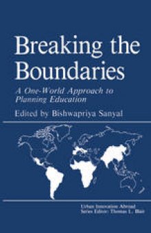 Breaking the Boundaries: A One-World Approach to Planning Education
