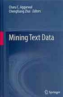 Mining text data