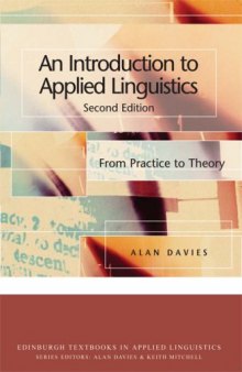 An introduction to applied linguistics: from practice to theory, 2nd Edition