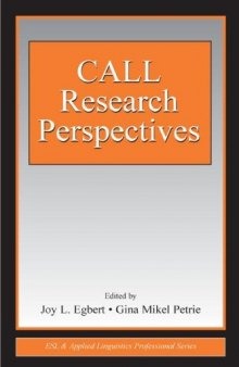 Call Research Perspectives (Esl and Applied Linguistics Professional Series.) (Esl and Applied Linguistics Professional Series.)