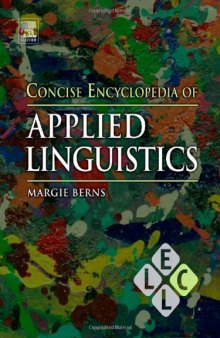 Concise encyclopedia of applied linguistics