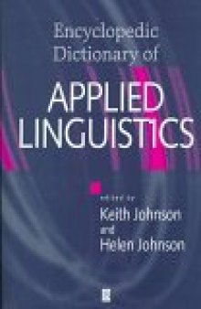 Encyclopedic Dictionary of Applied Linguistics: A Handbook for Language Teaching