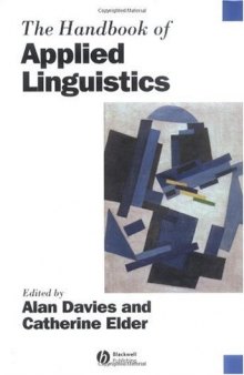 Handbook of Applied Linguistics (Blackwell Handbooks in Linguistics)