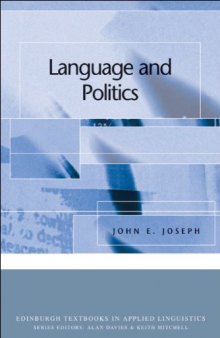 Language and Politics (Edinburgh Textbooks in Applied Linguistics)