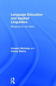 Language Education and Applied Linguistics: Bridging the two fields