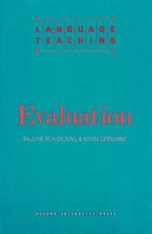 Evaluation (Language Teaching : a Scheme for Teacher Education)