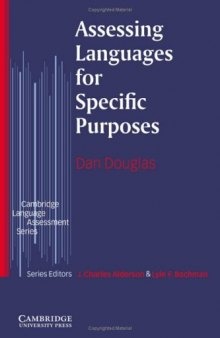 Assessing Languages for Specific Purposes (Cambridge Language Assessment)