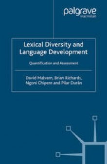 Lexical Diversity and Language Development: Quantification and Assessment