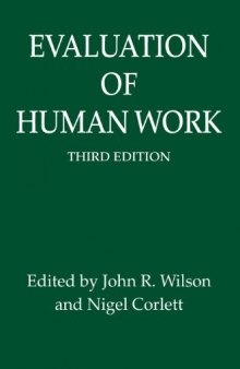 Evaluation of Human Work, 3rd Edition