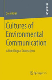 Cultures of Environmental Communication: A Multilingual Comparison