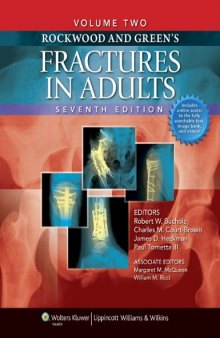Rockwood and Green's Fractures in Adults, 7th Edition
