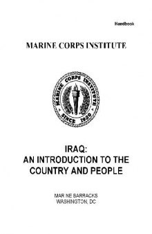 Iraq-An Introduction to the Country and People
