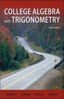 College Algebra with Trigonometry, (9th Edition)  