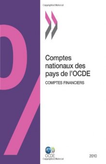 Comptes nationaux des pays de l'OCDE, Comptes financiers 2010