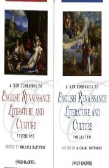 A New Companion to English Renaissance Literature and Culture 