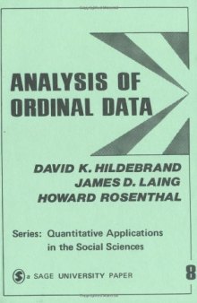 Analysis of Ordinal Data