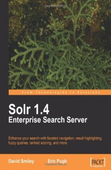 Solr 1.4 Enterprise Search Server