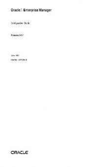 Oracle Enterprise Manager. Configuration Guide