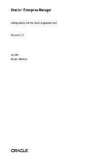 Oracle Enterprise Manager. Getting Started with the Oracle Diagnostics Pack