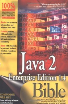 Java 2 enterprise edition 1.4 bible