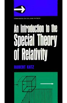 An introduction to the special theory of relativity
