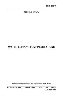 Water supply : pumping stations