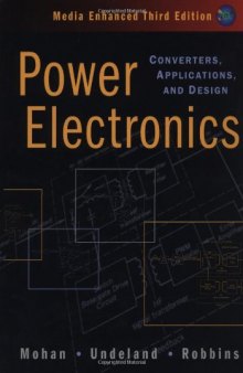 Power Electronics: Converters, Applications, and Design, Third edition  