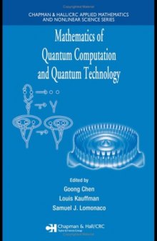 Mathematics of quantum computation and quantum technology 