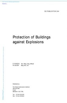 Protection of Buildings Against Explosions