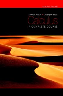 Calculus: A Complete Course, 7th  