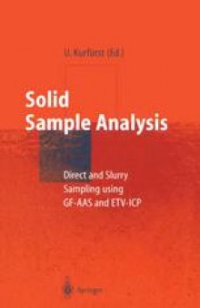 Solid Sample Analysis: Direct and Slurry Sampling using GF-AAS and ETV-ICP