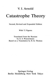 Catastrophe Theory - 2nd Edition