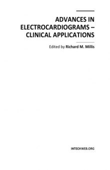 Advances in Electrocardiograms - Clinical Applns.