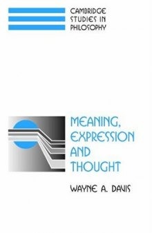 Meaning Expression and Thought