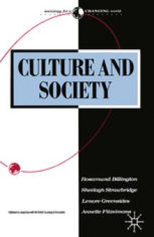 Culture and Society: A Sociology of Culture