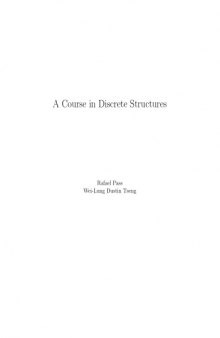 A Course in Discrete Structures