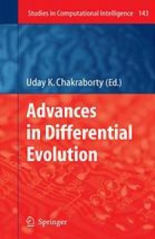 Advances in differential evolution
