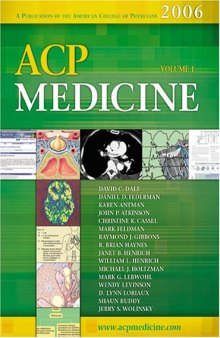 ACP Medicine, 2006 Edition (Two Volume Set)