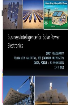 [Presentation] Business Intelligence for Solar Power Electronics