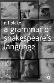 A Grammar of Shakespeare's Language  
