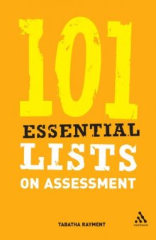 101 Essential Lists on Assessment  