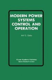 Modern Power Systems Control and Operation